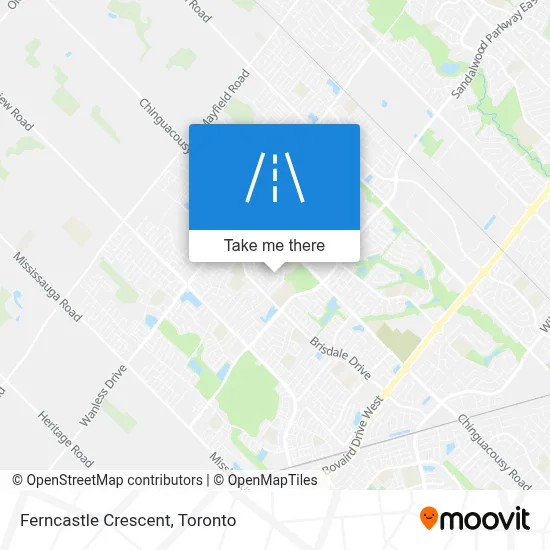Ferncastle Crescent map