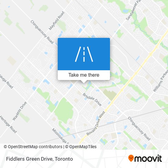 Fiddlers Green Drive map