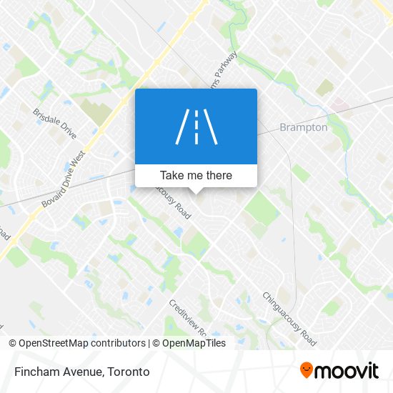 Fincham Avenue map