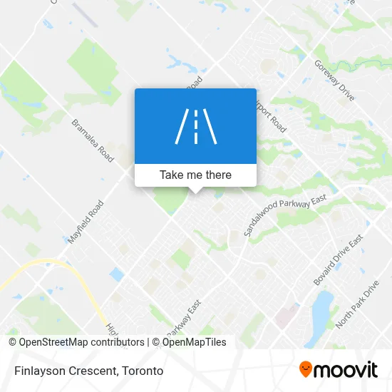 Finlayson Crescent map