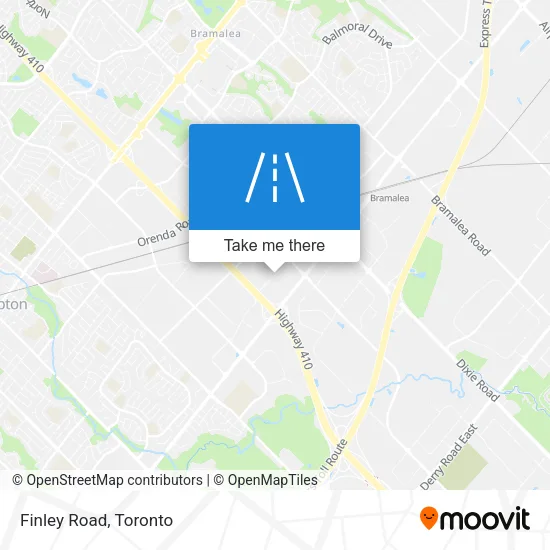 Finley Road map