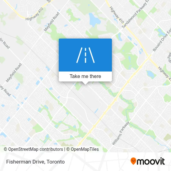 Fisherman Drive map