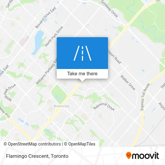 Flamingo Crescent map