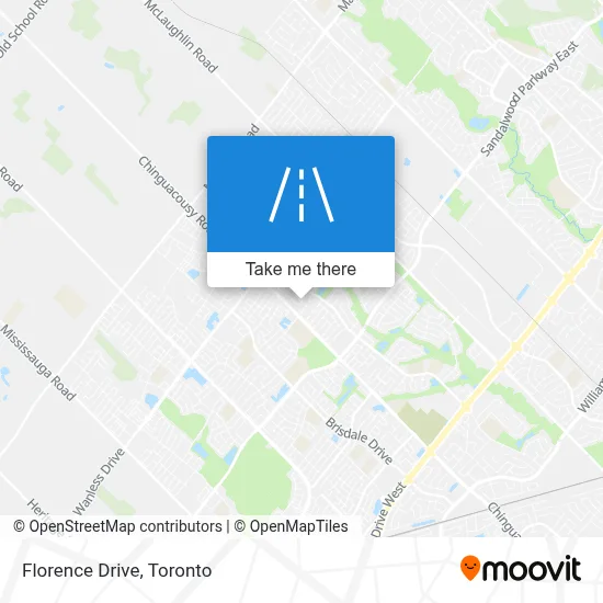 Florence Drive map