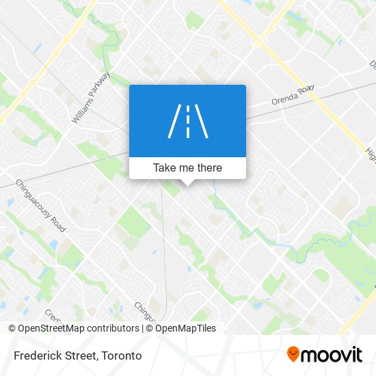 Frederick Street map