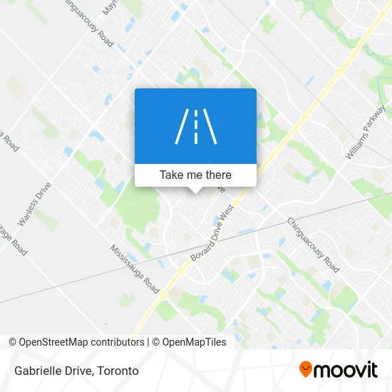 Gabrielle Drive map