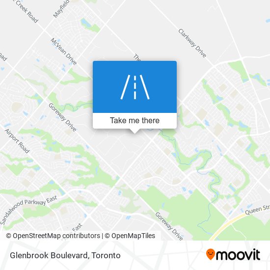 Glenbrook Boulevard map