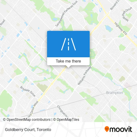 Goldberry Court map