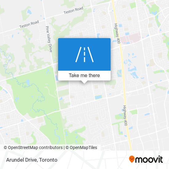 Arundel Drive map