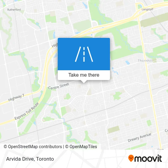Arvida Drive map