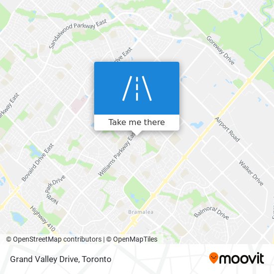 Grand Valley Drive map