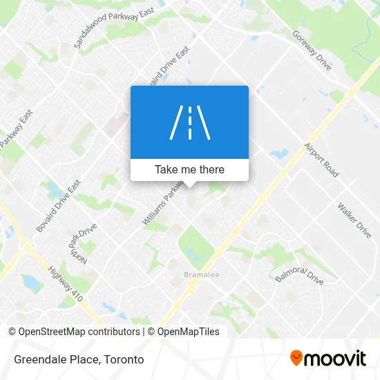 Greendale Place map