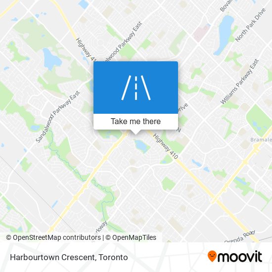 Harbourtown Crescent map