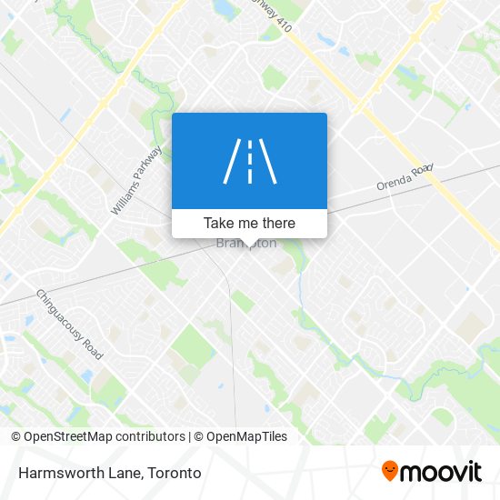 Harmsworth Lane map