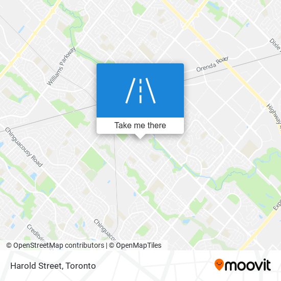 Harold Street map