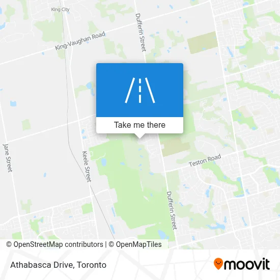 Athabasca Drive map
