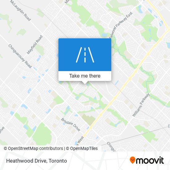 Heathwood Drive map