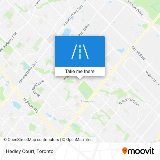 Hedley Court map