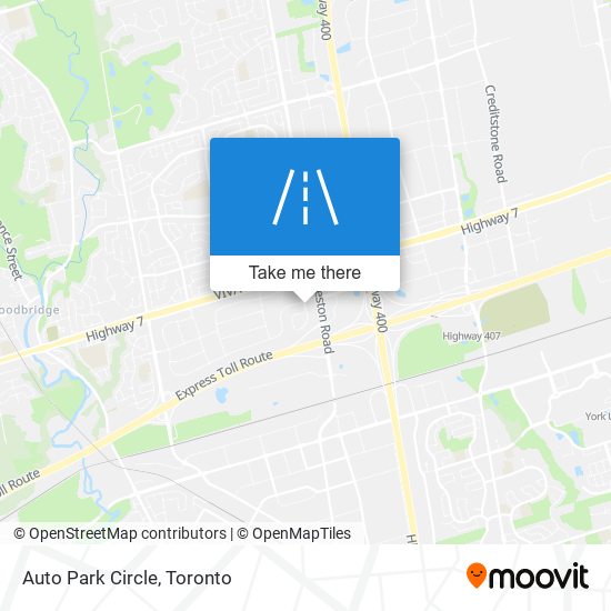 Auto Park Circle map