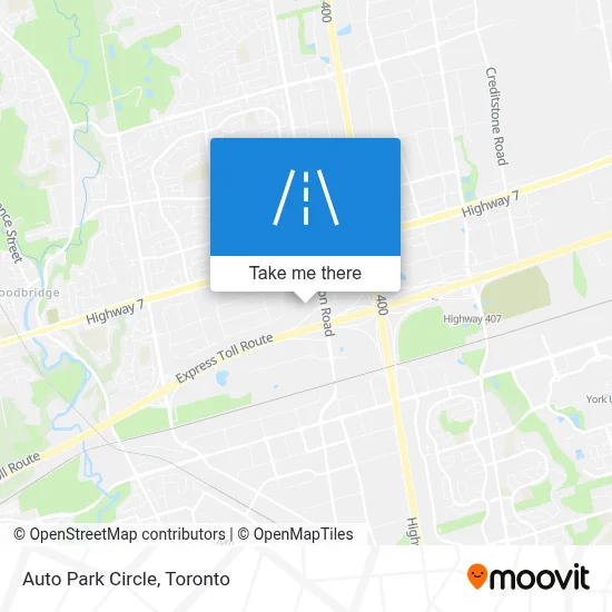 Auto Park Circle map