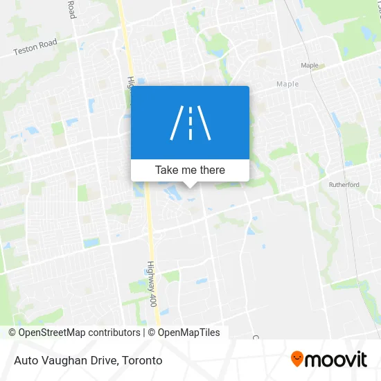 Auto Vaughan Drive map