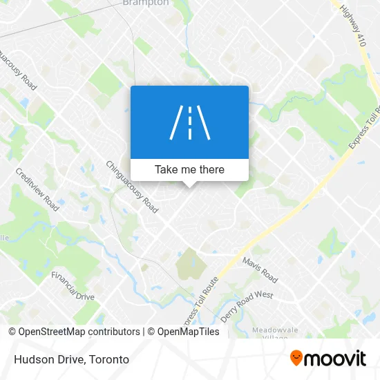 Hudson Drive map