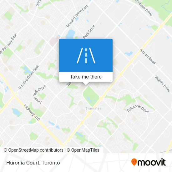 Huronia Court map