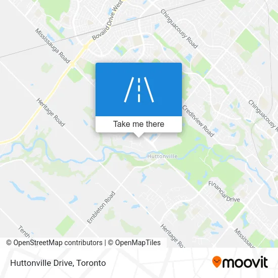 Huttonville Drive map