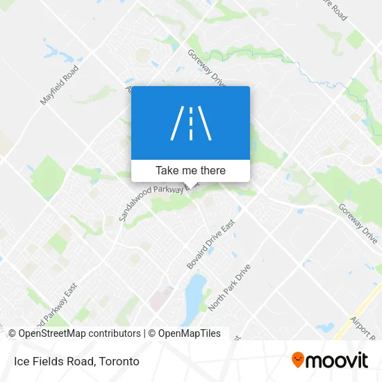Ice Fields Road map