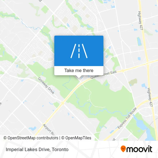 Imperial Lakes Drive map