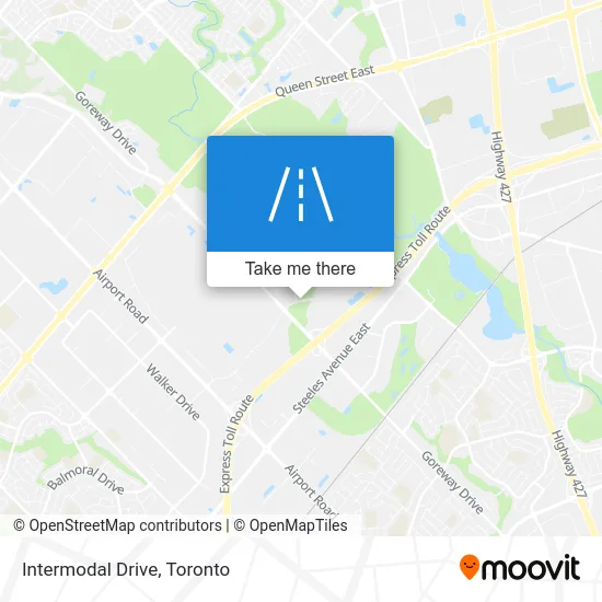 Intermodal Drive map