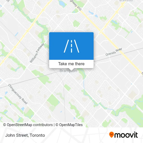 John Street map