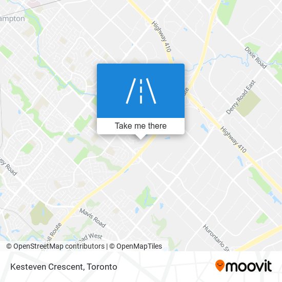 Kesteven Crescent map