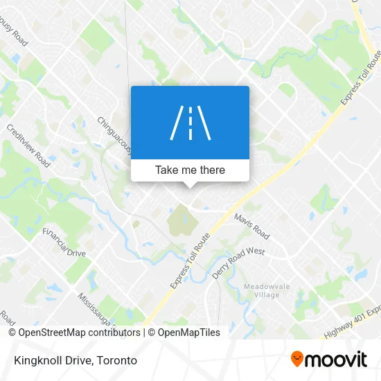 Kingknoll Drive map