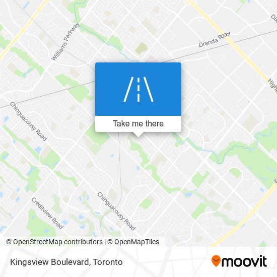 Kingsview Boulevard map