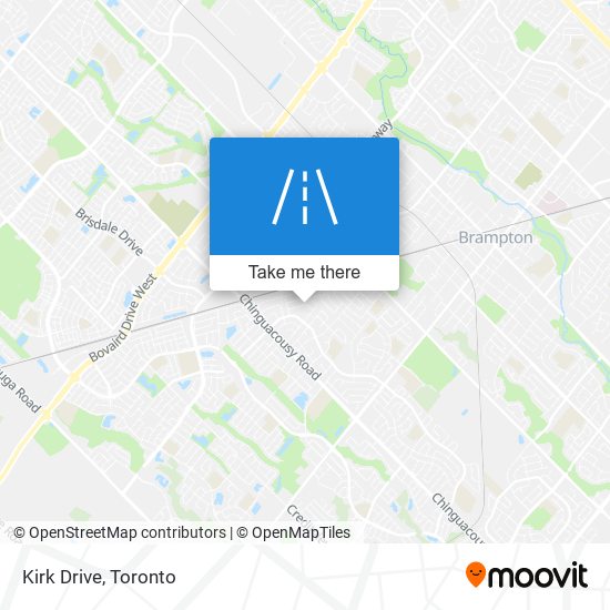 Kirk Drive map