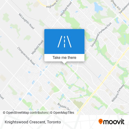 Knightswood Crescent map