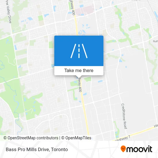 Bass Pro Mills Drive map