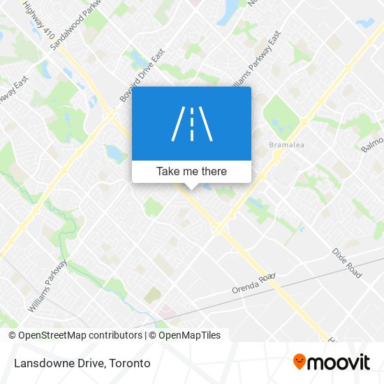 Lansdowne Drive map