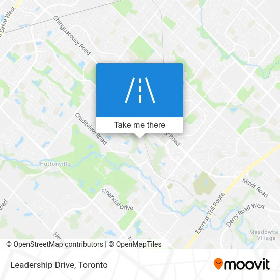 Leadership Drive map