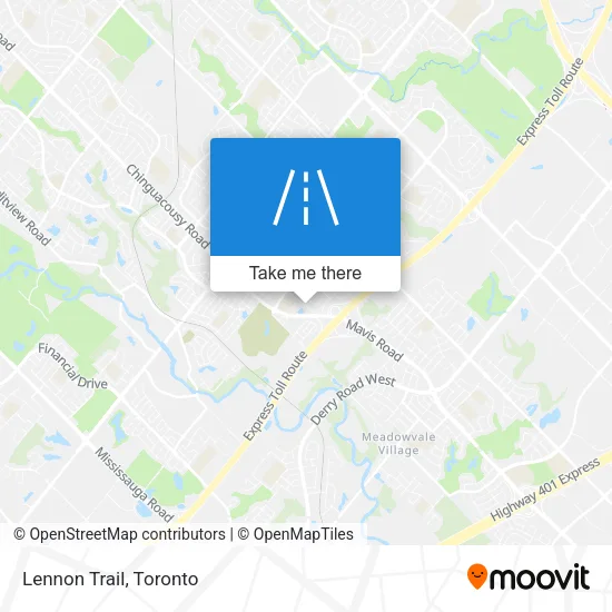 Lennon Trail map