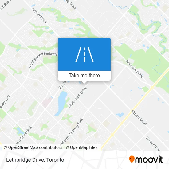 Lethbridge Drive map