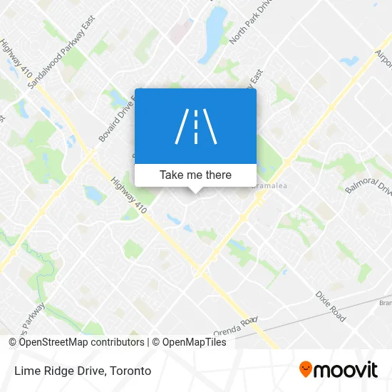 Lime Ridge Drive map