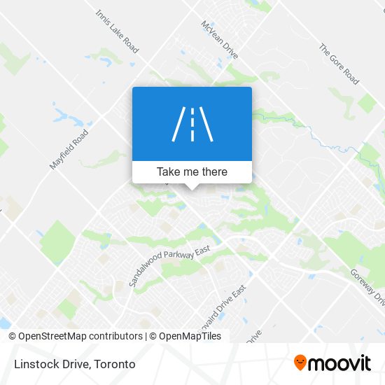 Linstock Drive map