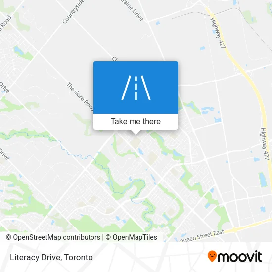 Literacy Drive map