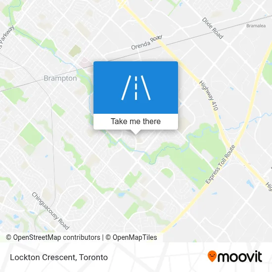 Lockton Crescent map