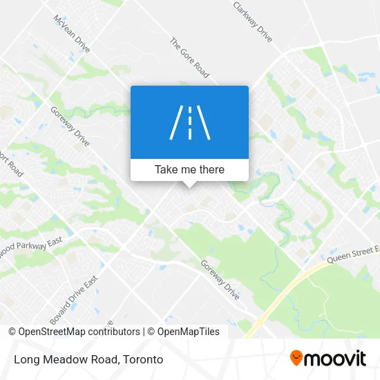 Long Meadow Road map