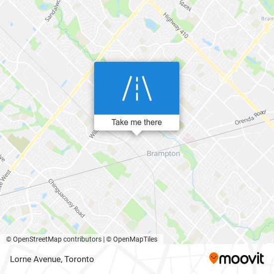 Lorne Avenue map