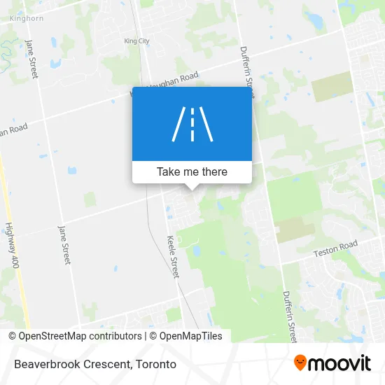 Beaverbrook Crescent map