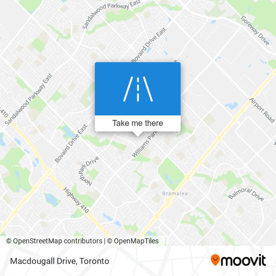 Macdougall Drive map